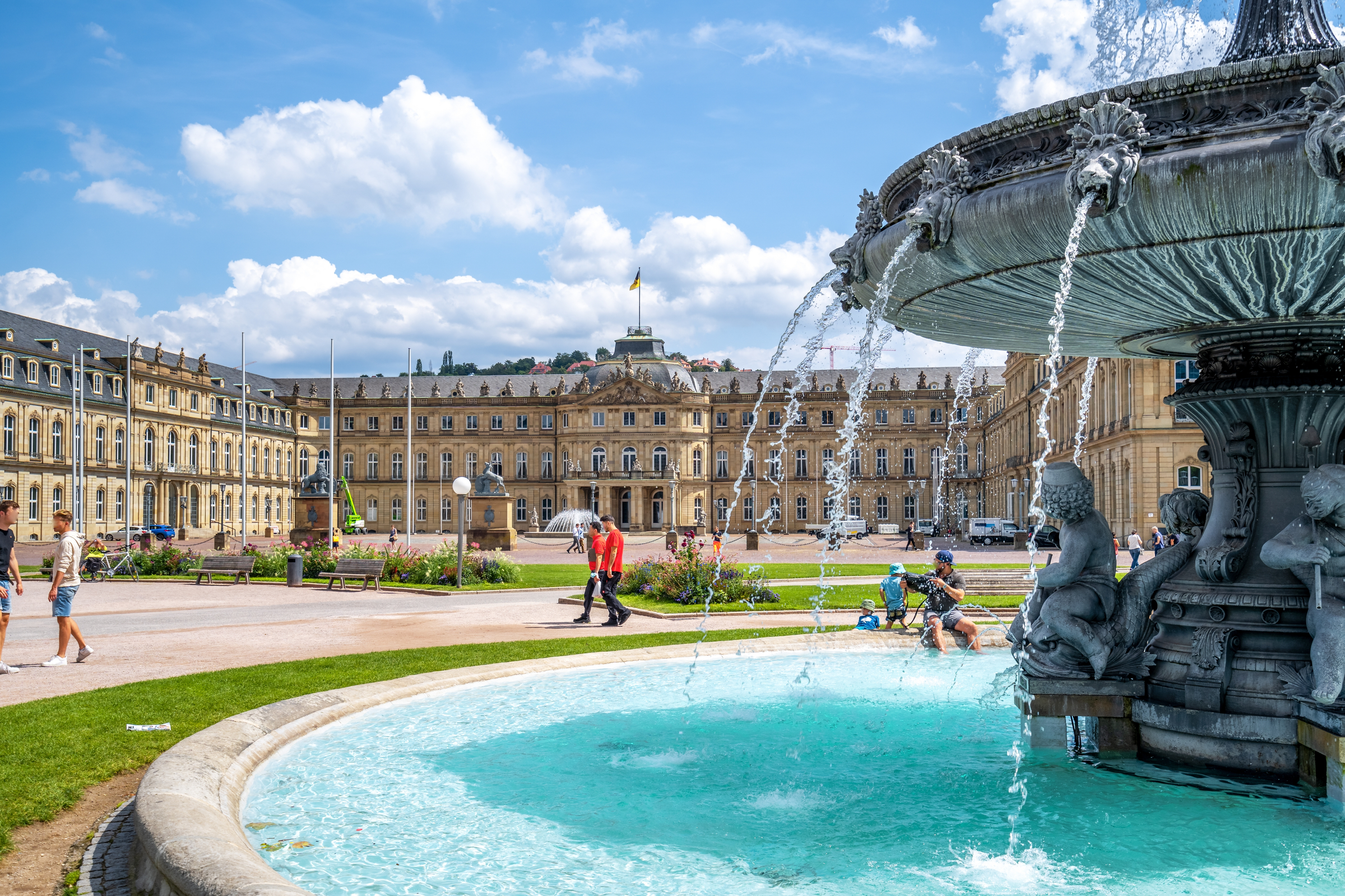 Castle Square in Stuttgart, Germany 