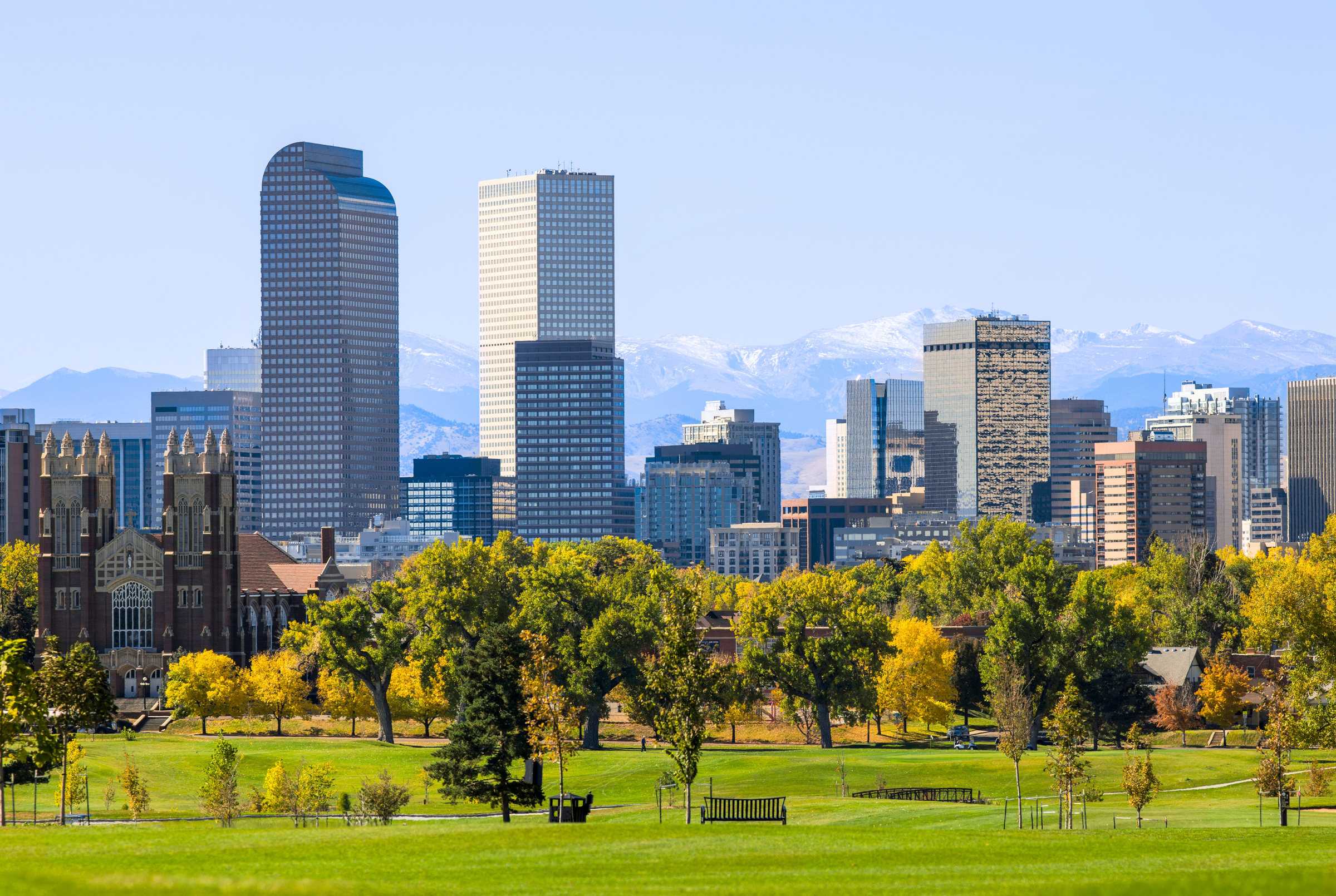 Denver Colorado. Mile High City. Rocky Mountains.