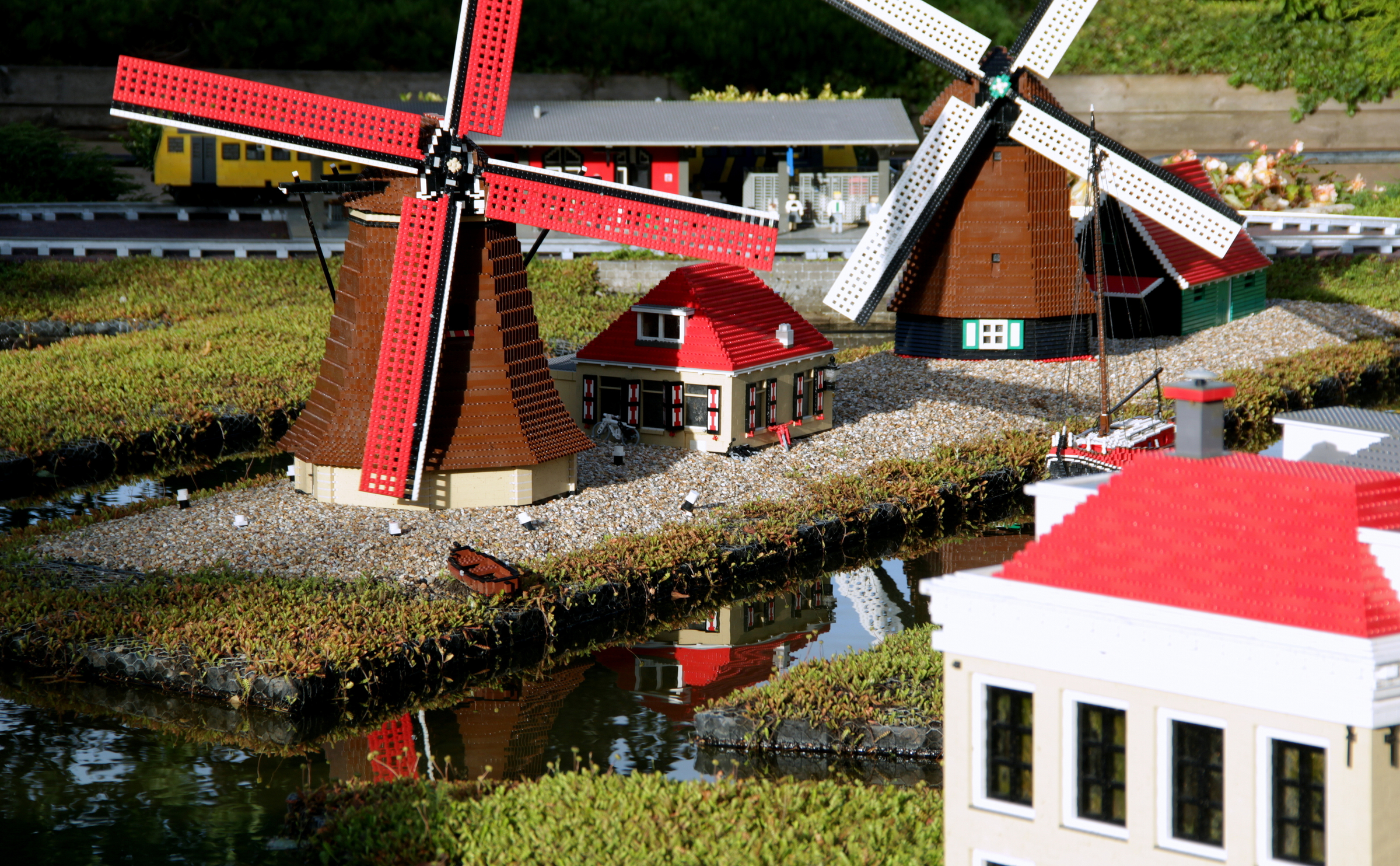 A scene from Legoland in Billund, Denmark