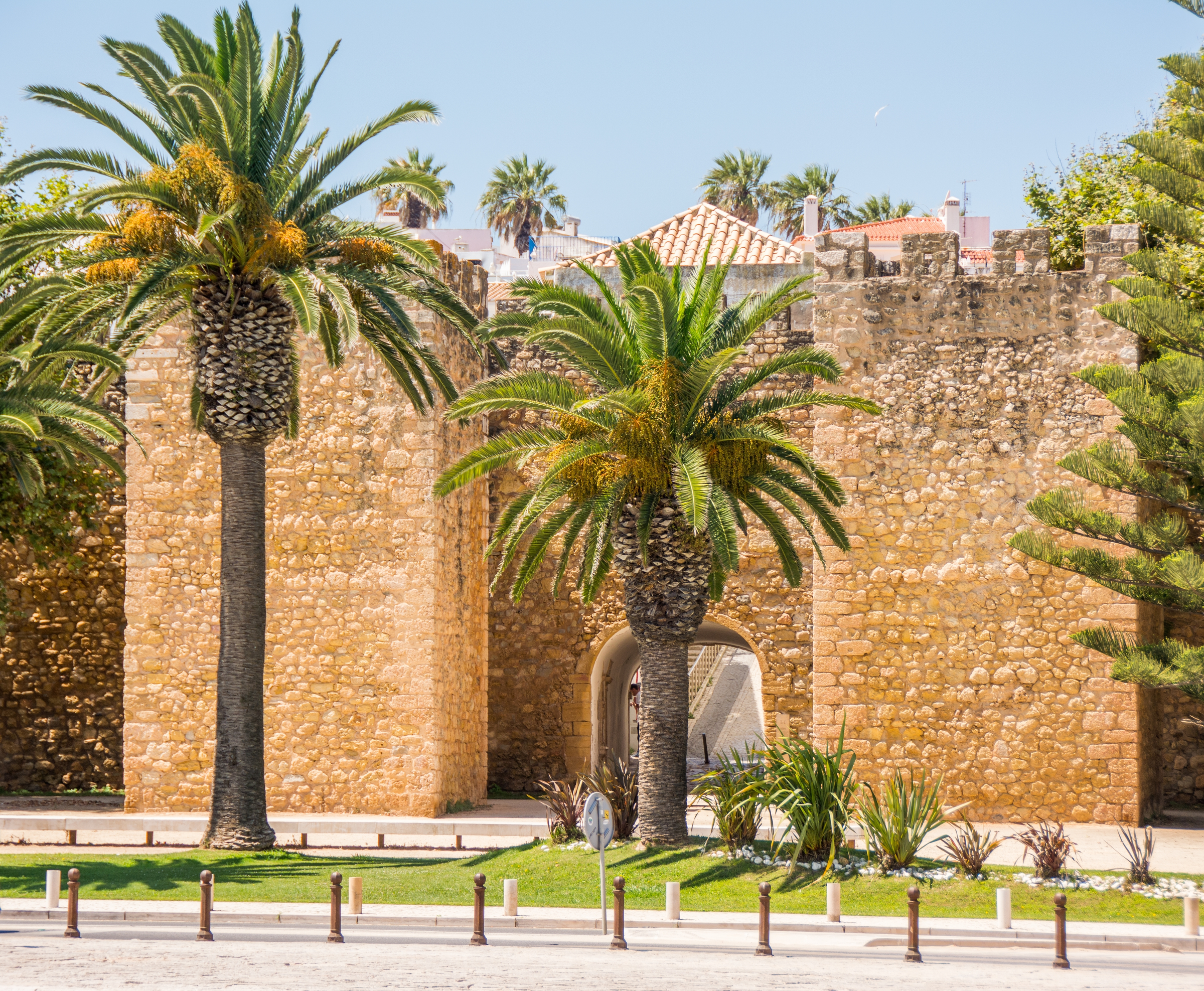 Gate to the old town of Lagos, Portugal