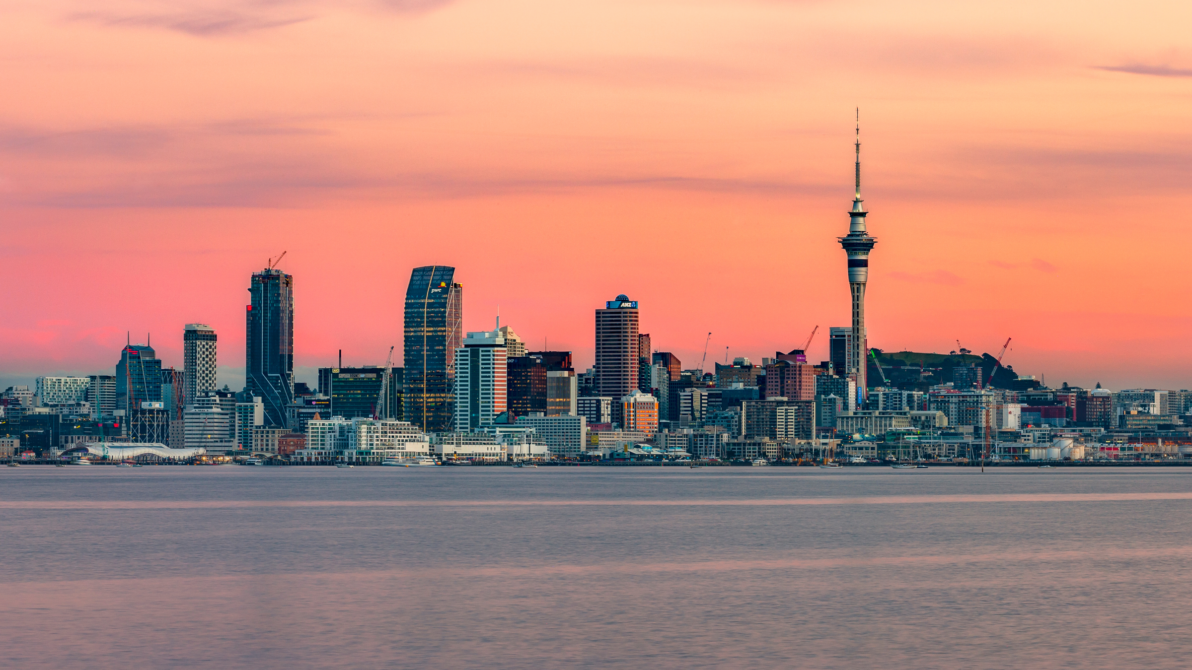 City of Auckland early evening 