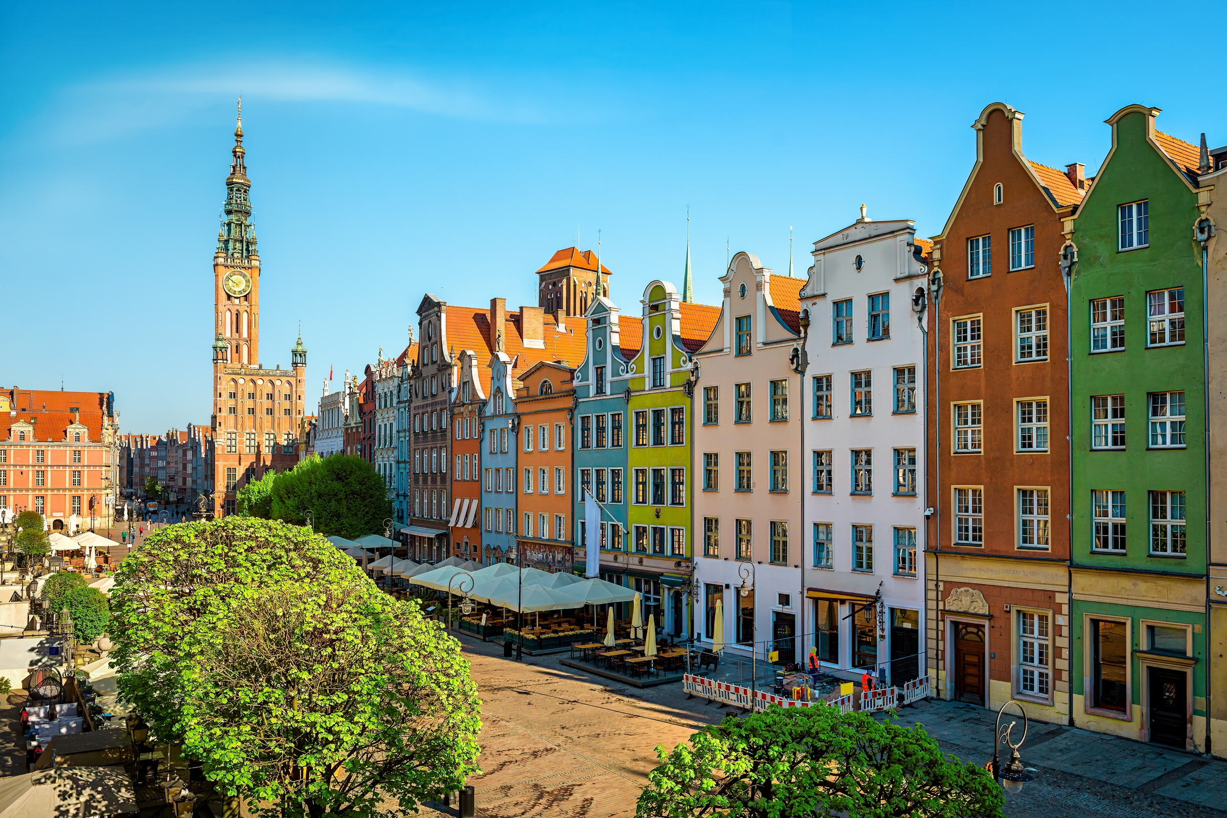 Long Market Street The Royal Road is located in the Main City of Gdansk between the Green Gate and long street