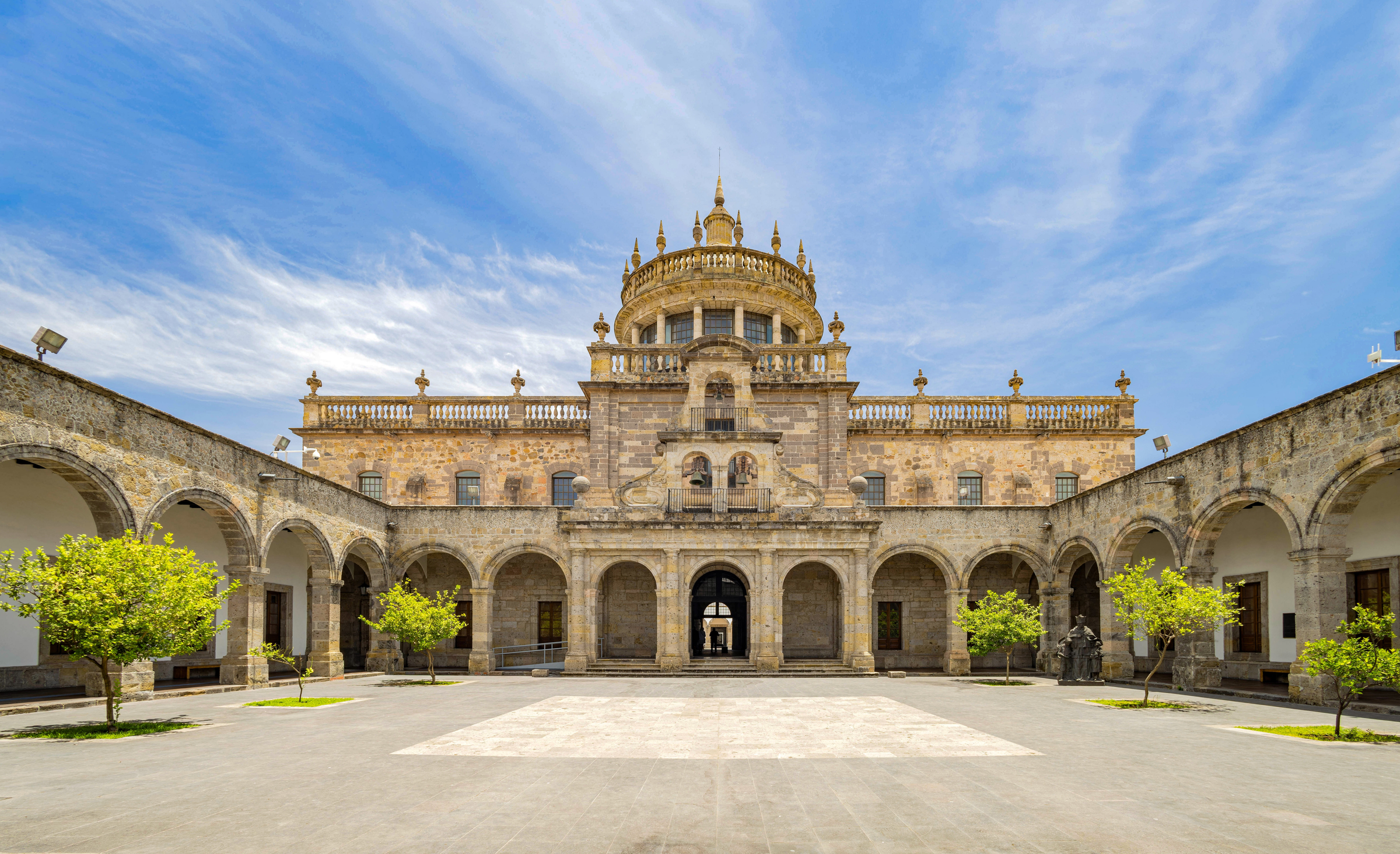 Daytime view of the Hospicio Cabanas at Guadalajara, Mexico