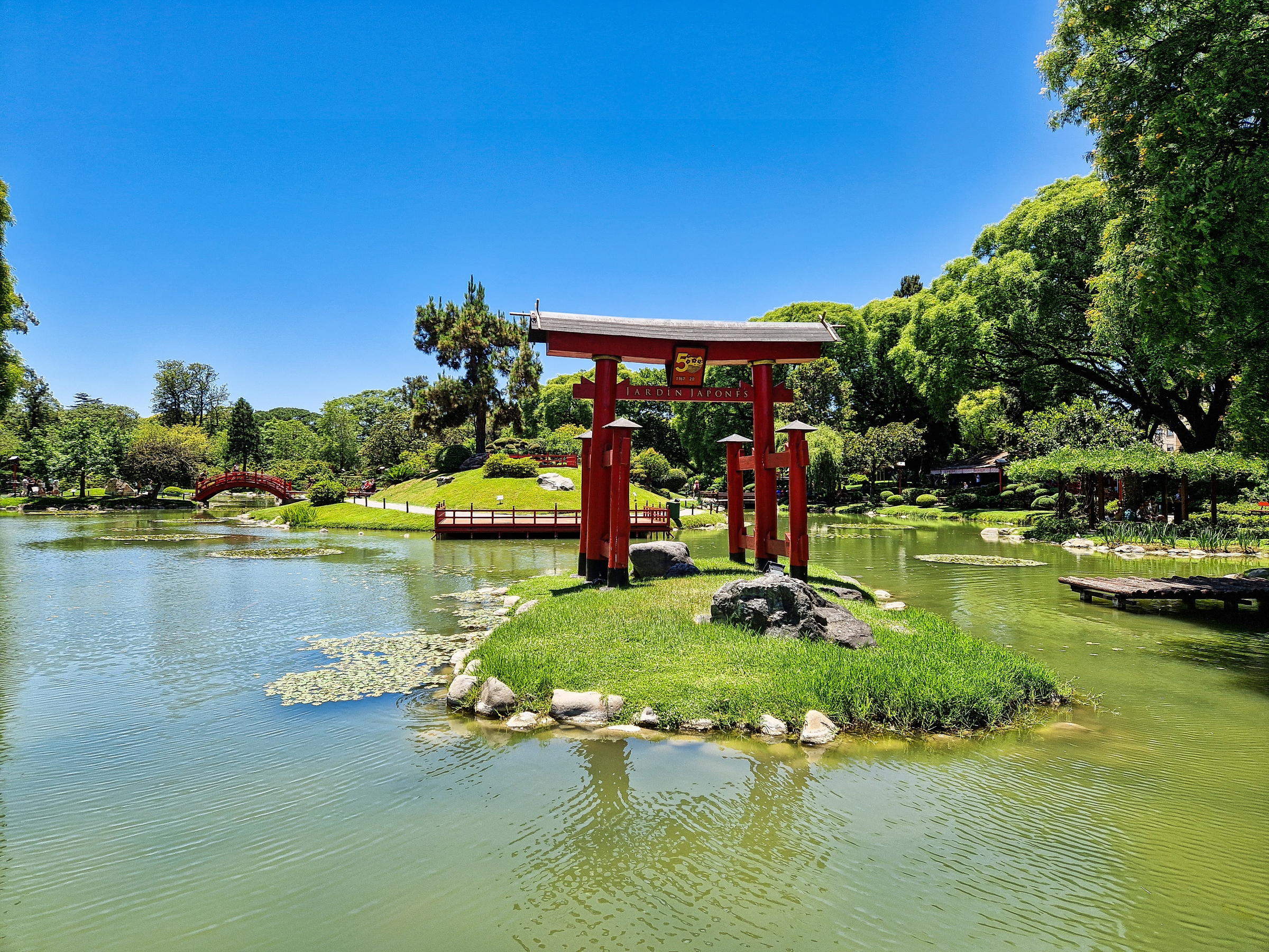 The Buenos Aires Japanese Garden, Jardin Japones is a public garden in Buenos Aires, Argentina. One of the largest Japanese gardens in the world outside Japan.