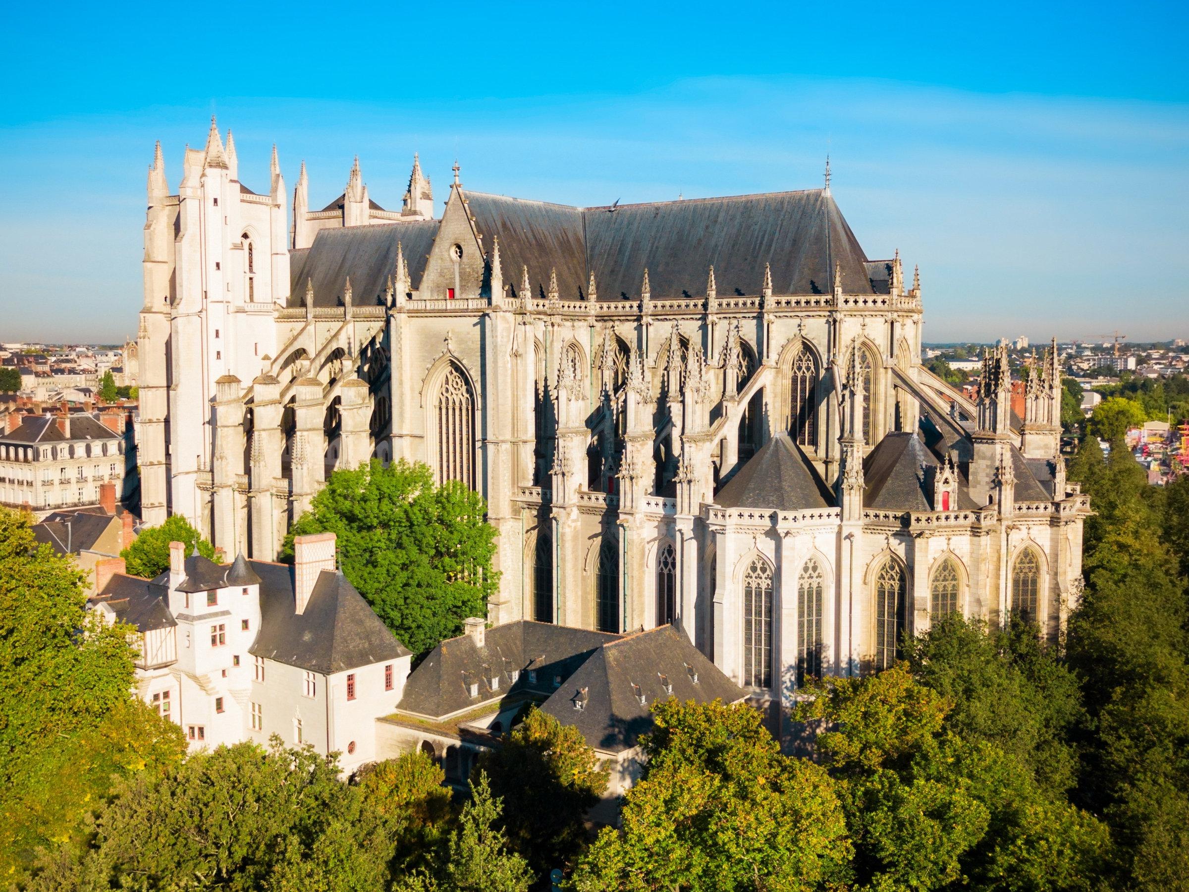 Nantes Cathedral or the Cathedral of St. Peter and St. Paul of Nantes in Nantes city, Pays de la Loire in France