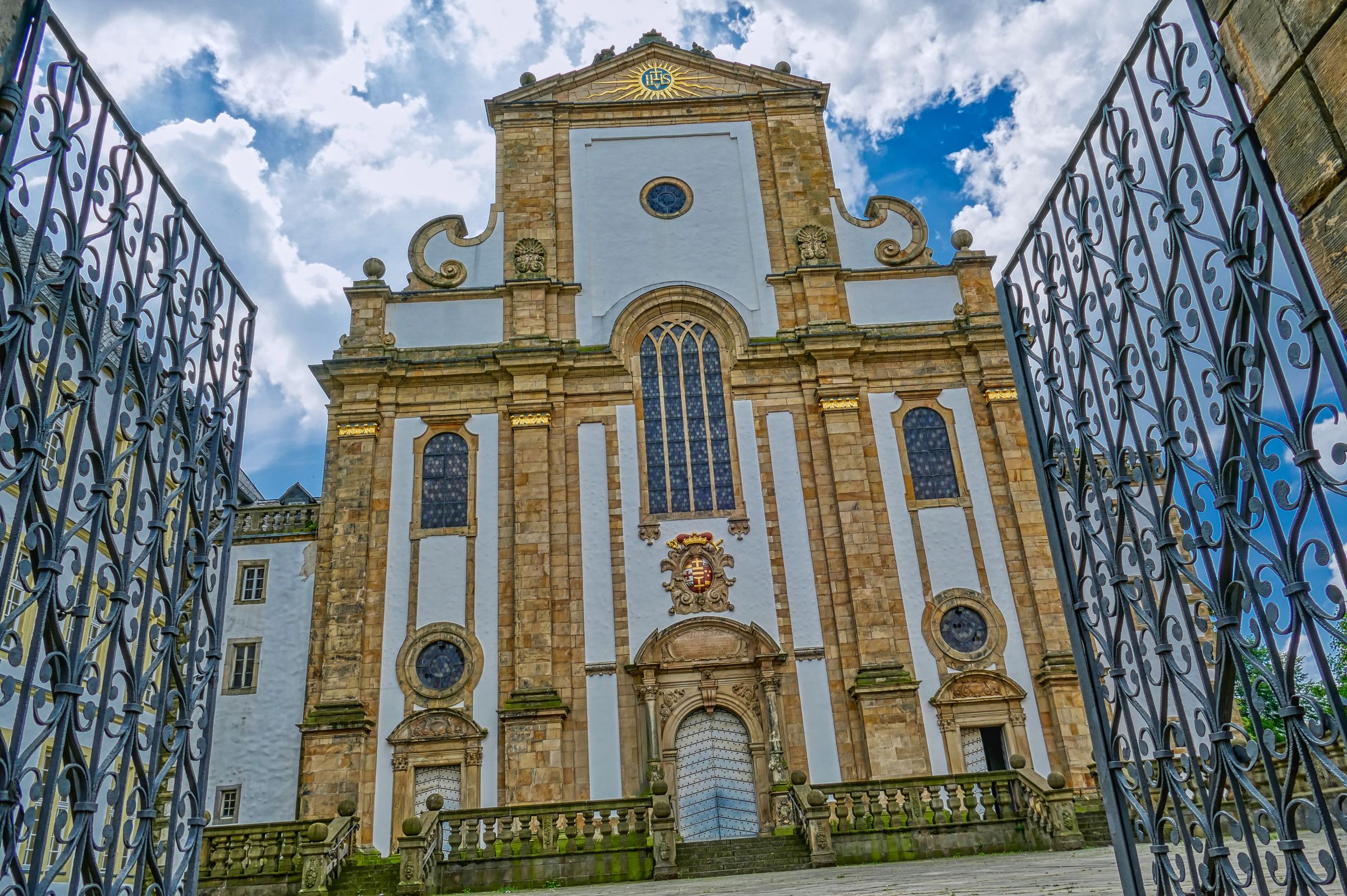 Historical church in the old centre of Paderborn