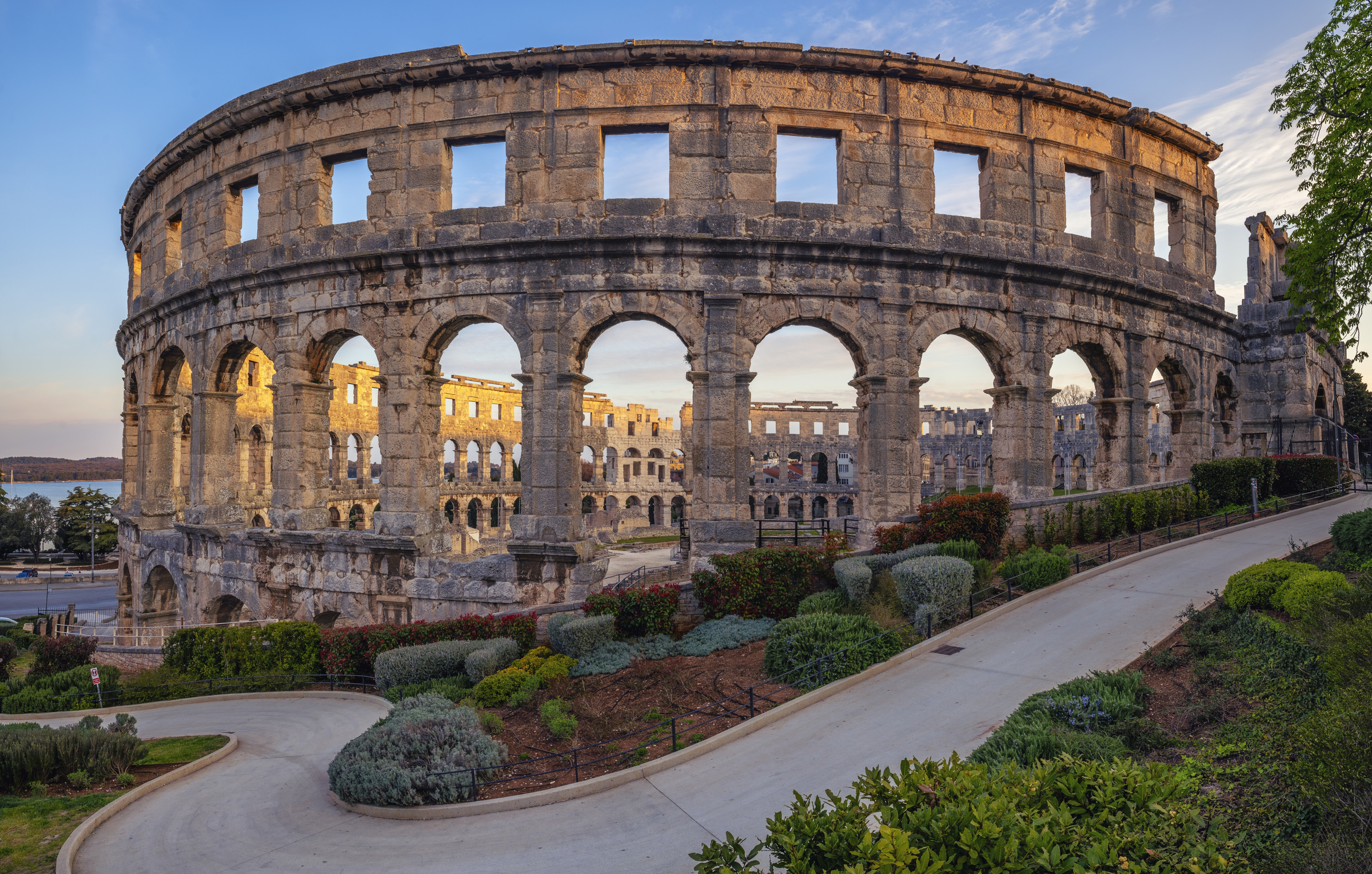 Pula Arena. Roman amphitheater in Pula