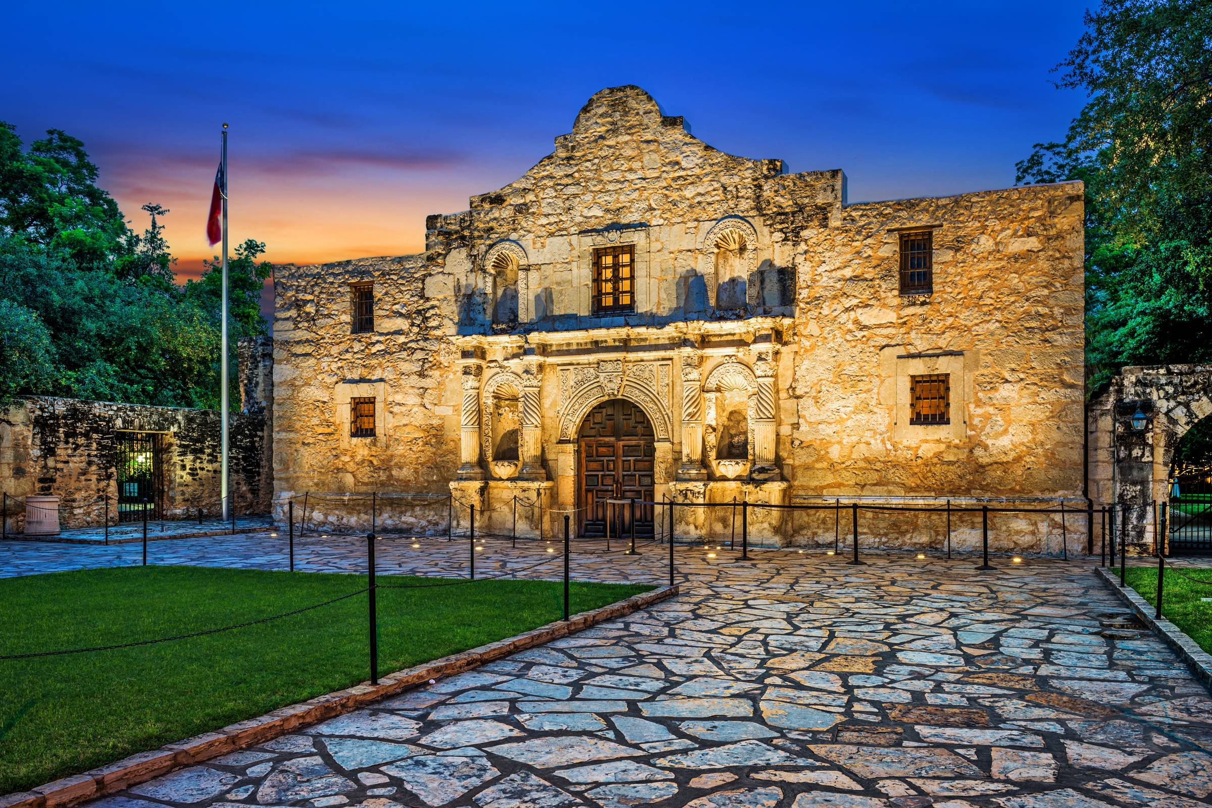 The Alamo in San Antonio, Texas, USA.