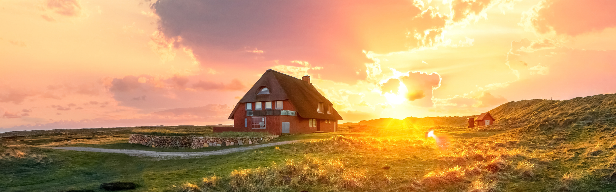 Landscape of Island Sylt, Germany 