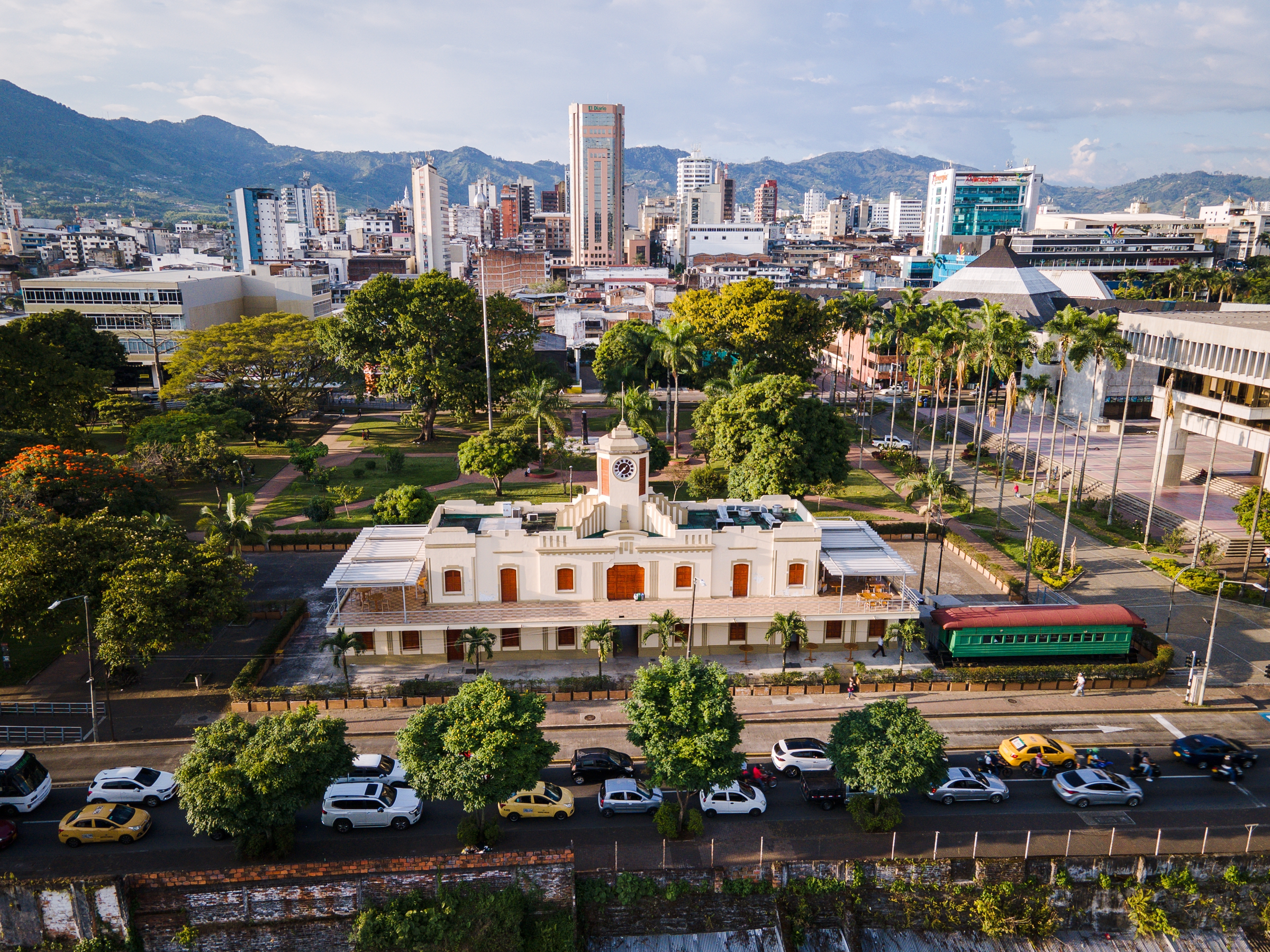 aerial view of Pereira, capital of Risaralda_Colombia