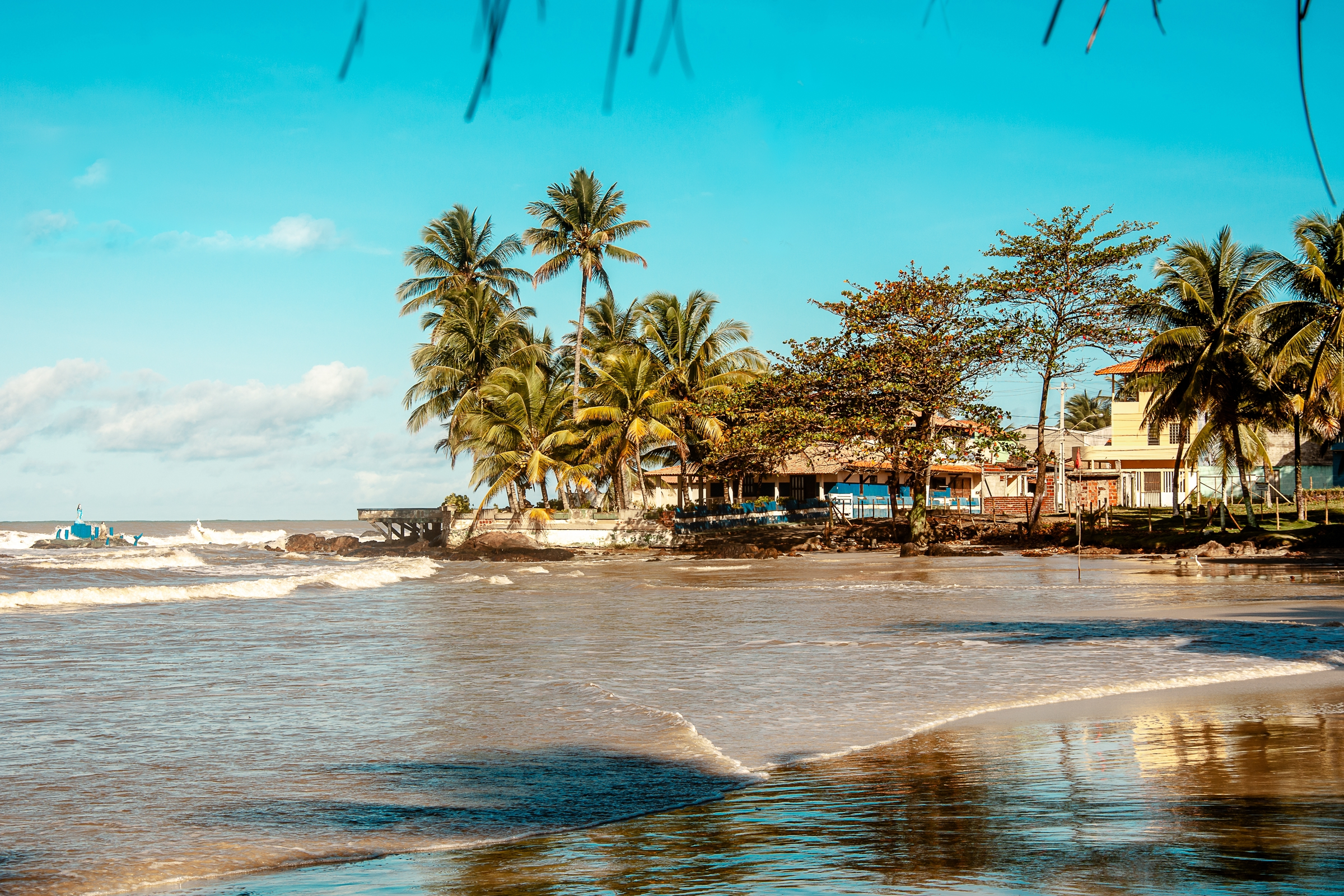 The beauty of the coast of Ilheus, Bahia, Brazil