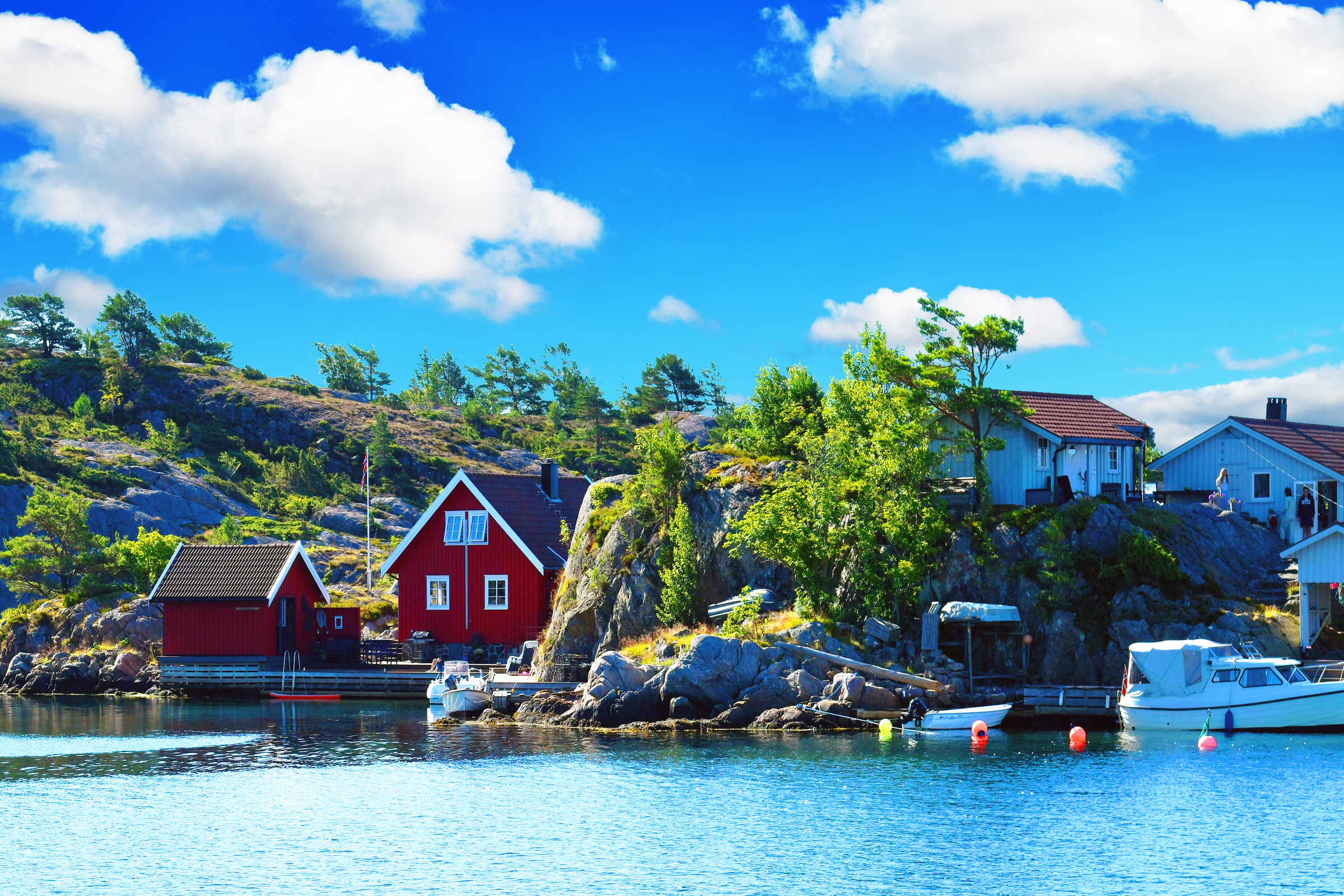 Norway. A resort city Kristiansand. The sixth-largest city in Norway.	