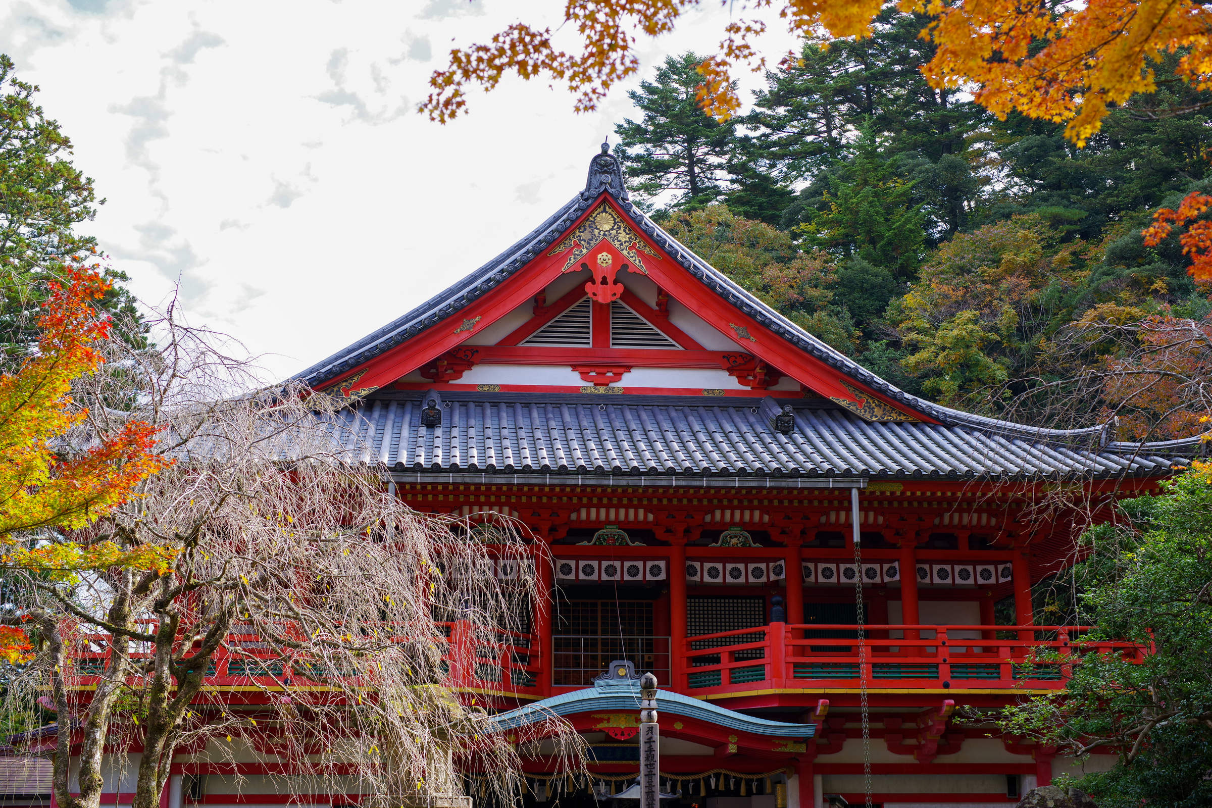 "Natadera" in Komatsu City, Ishikawa Prefecture, a famous tourist destination in Japan