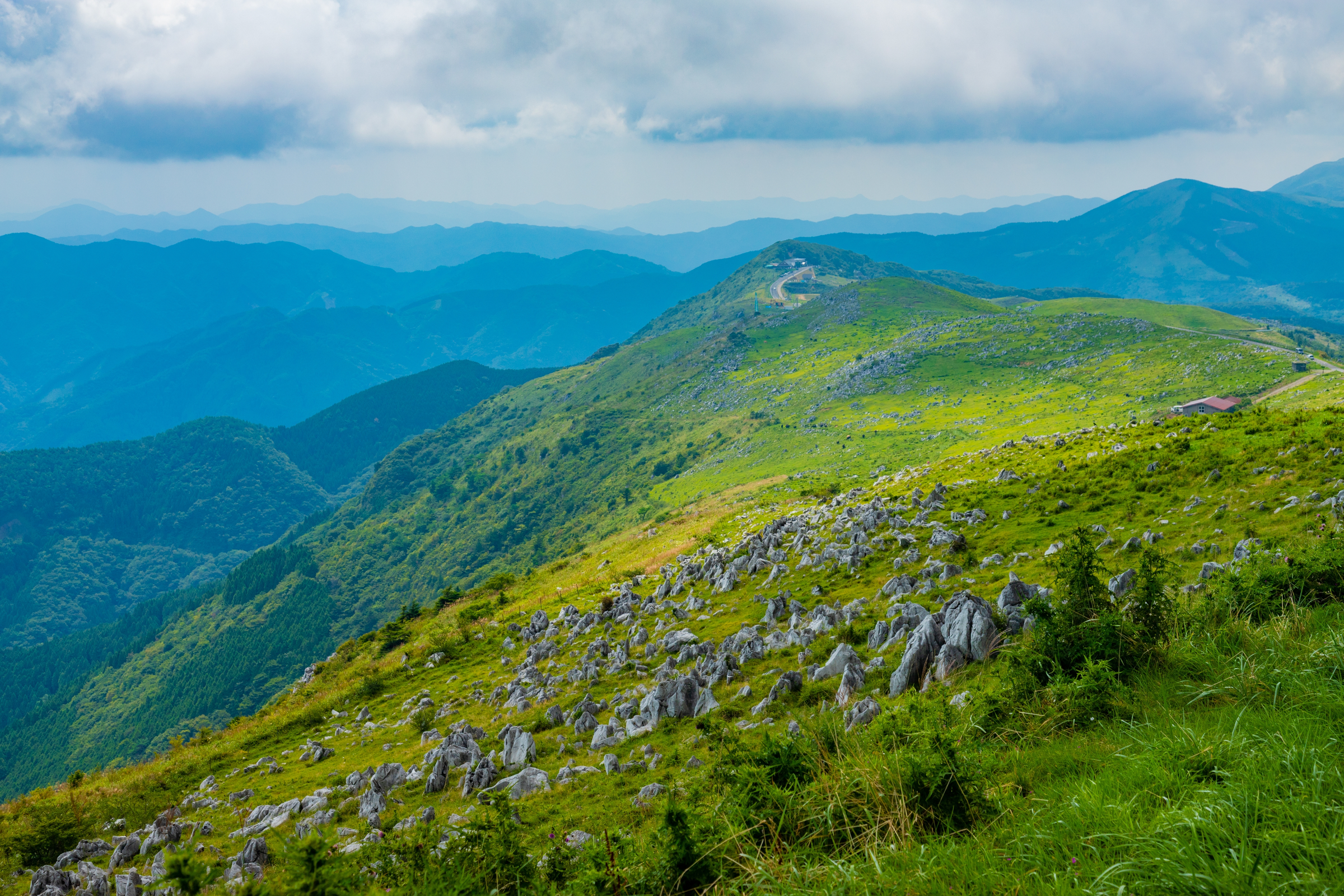 The very beautiful Shikoku Karst Plateau