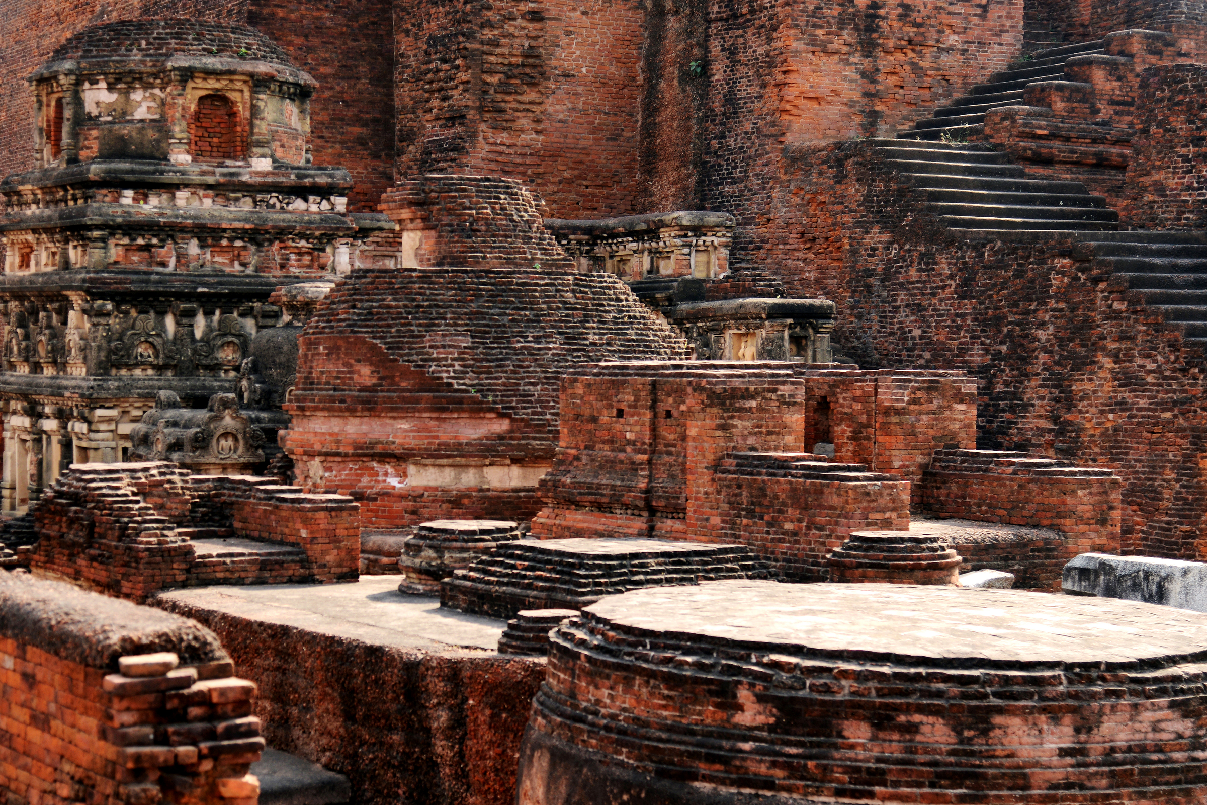 Nalanda old Buddhist University (Venerable Sariputta) at Patna city now day is travel place in India 