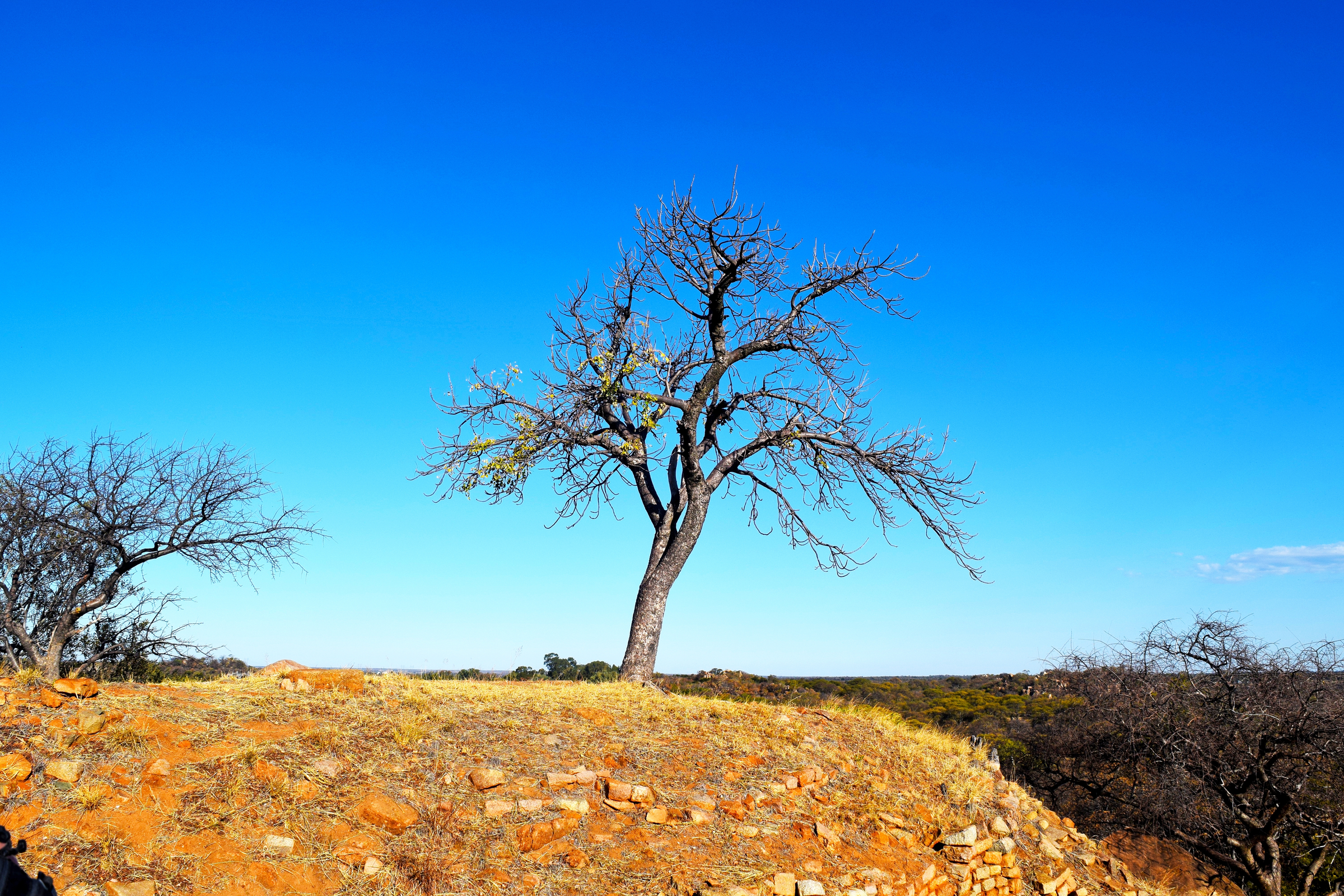 Khami is a ruined city located 22 kilometres west of Bulawayo, in Zimbabwe