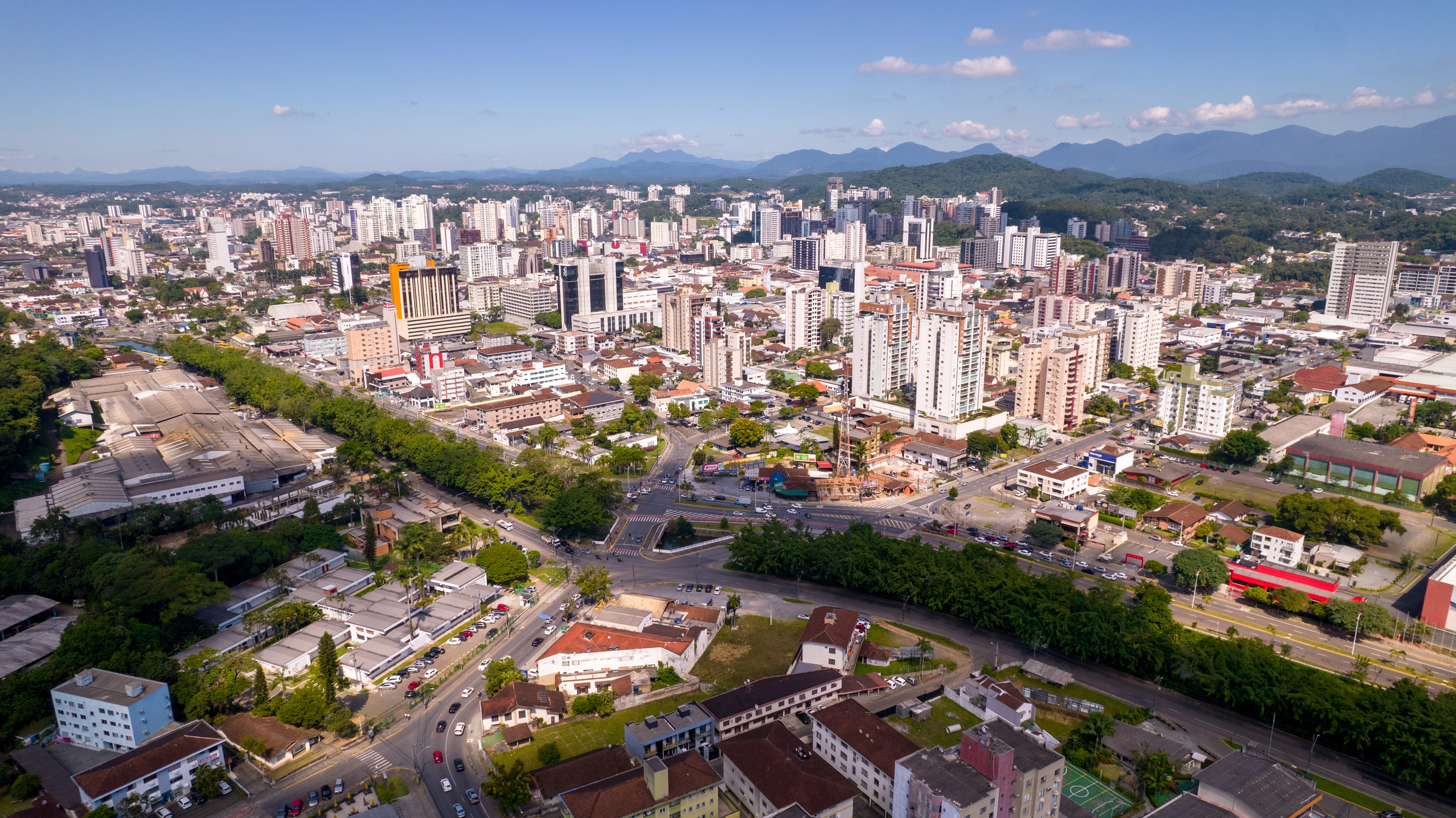 Joinville City Center, located in Santa Catarina, the most German city in Brazil