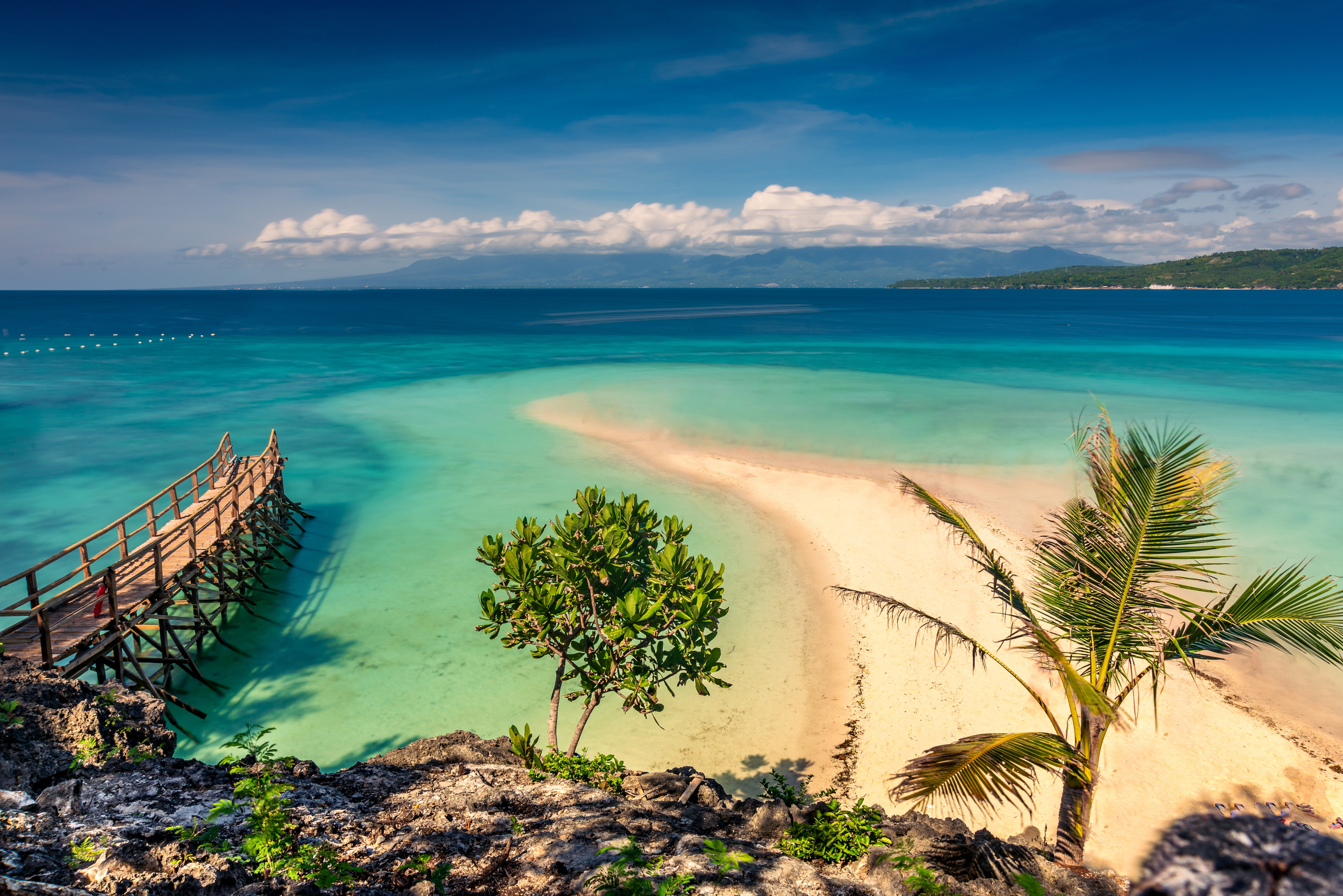 The Sand Bar at Sumilon Island, Cebu, Philippines