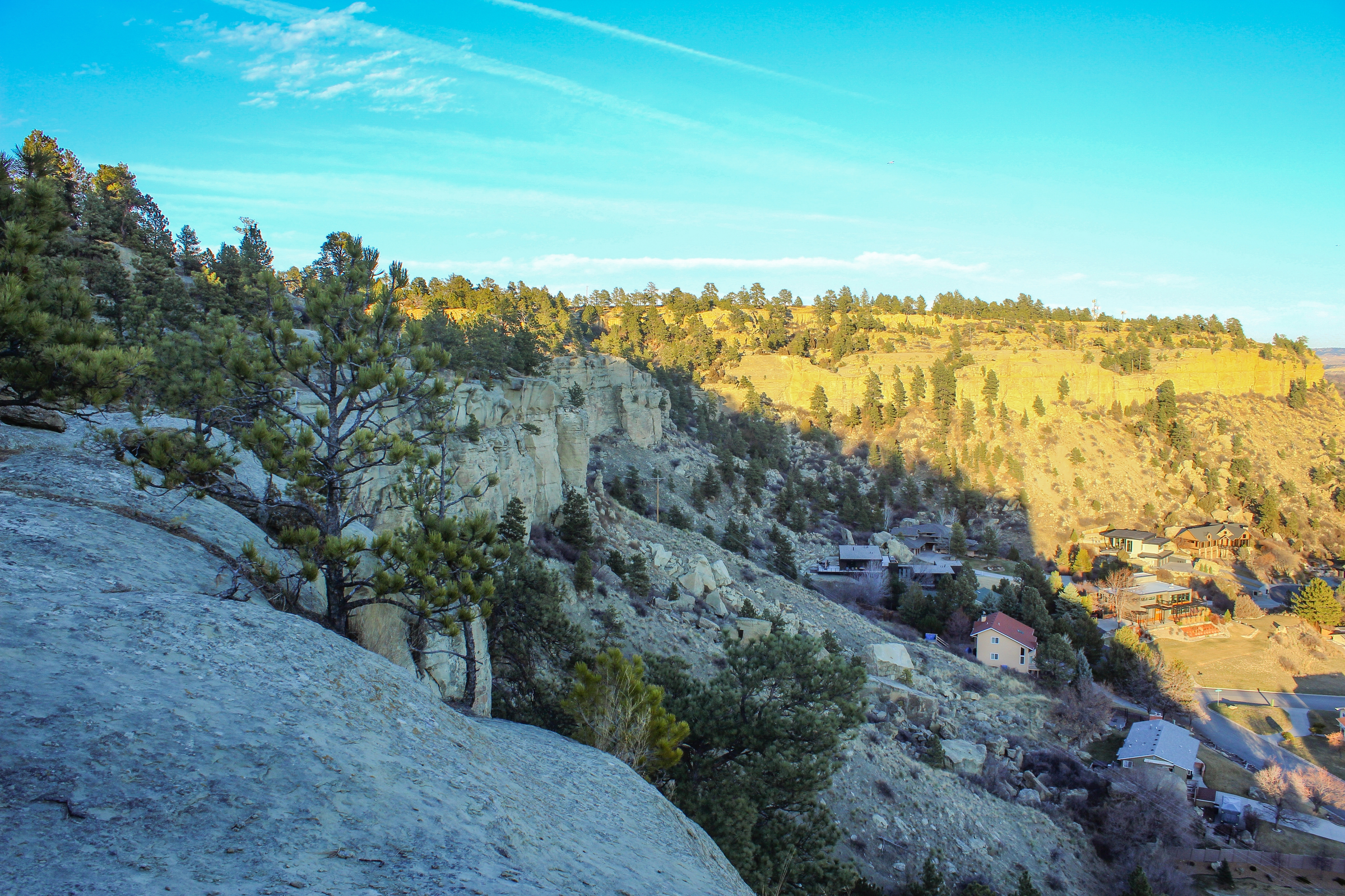 Along the North Rimrocks from Zimmerman Park N of Billings, MT 