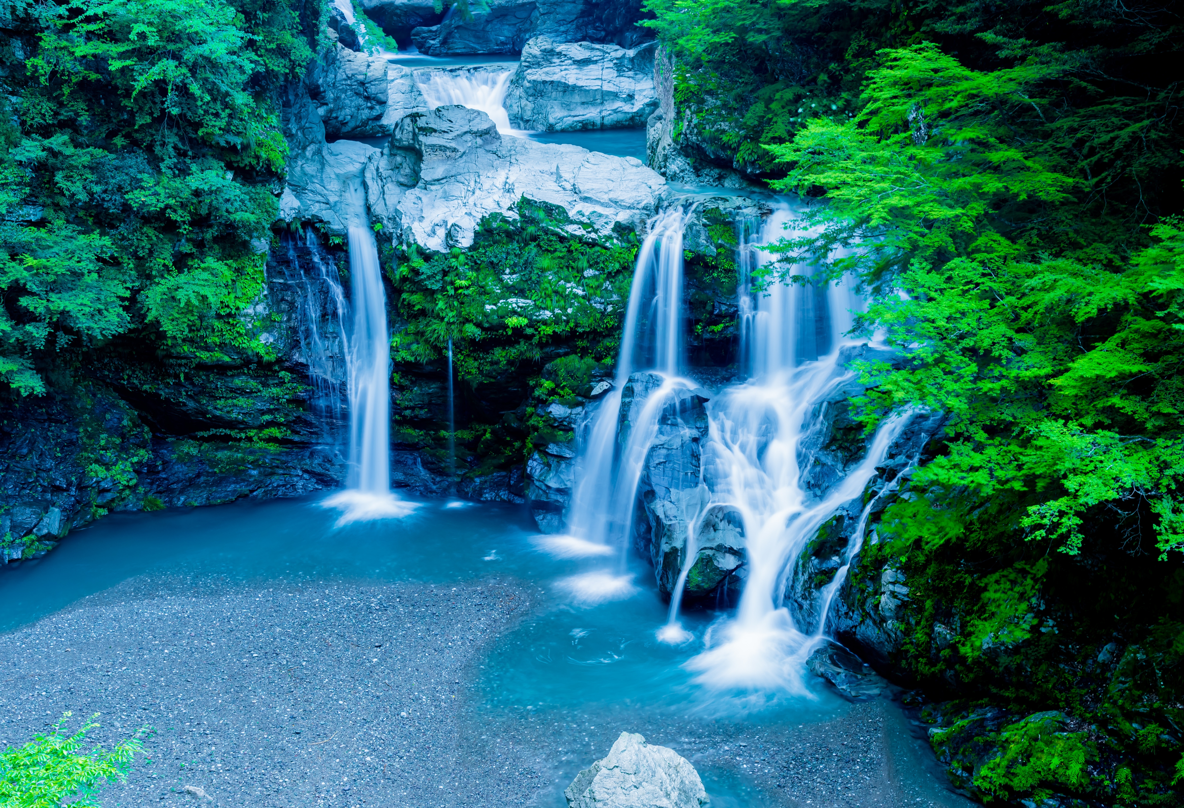 Otodoro Falls in Tokushima, Japan