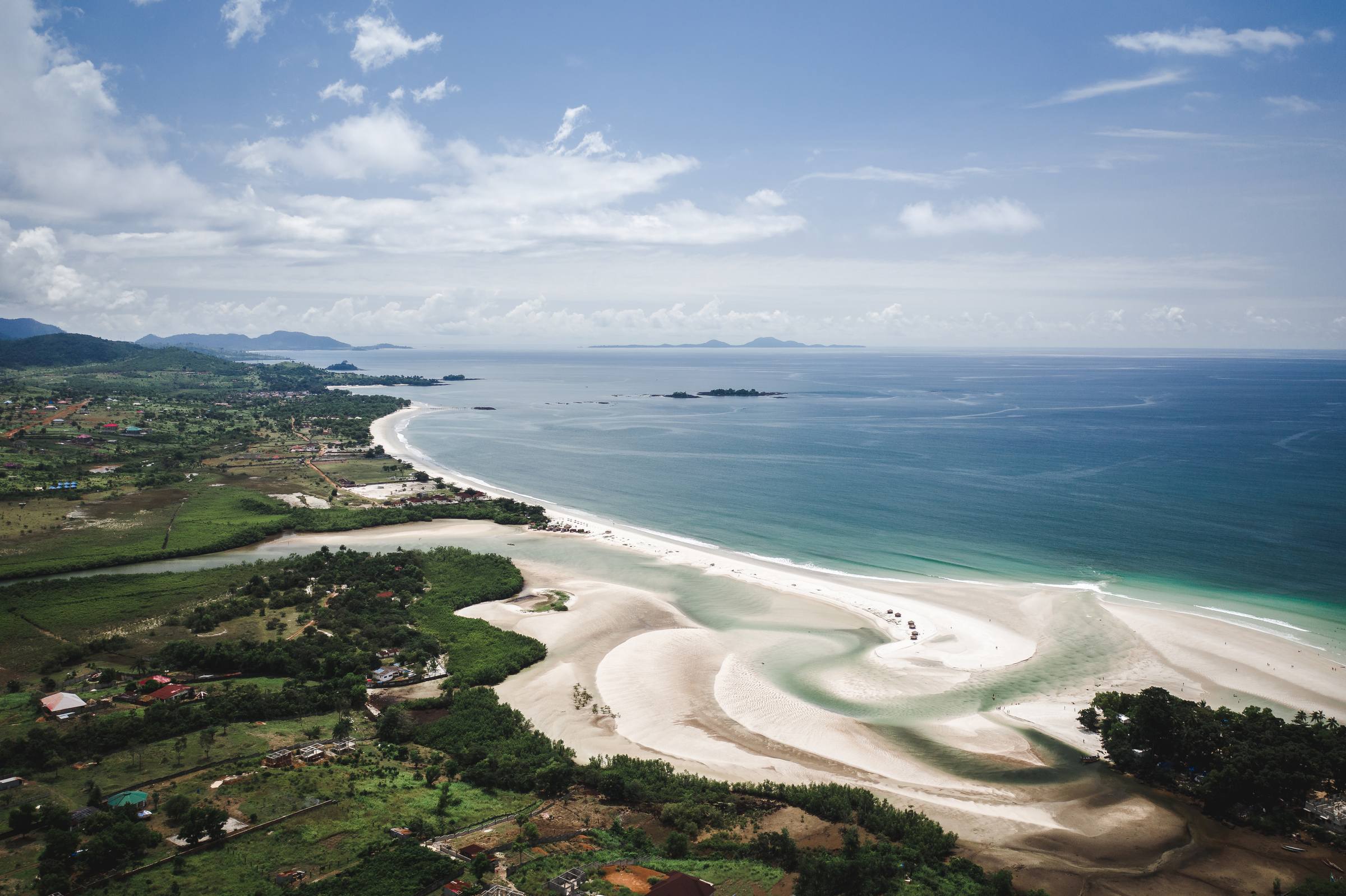 No. 2 River beach in Sierra Leone