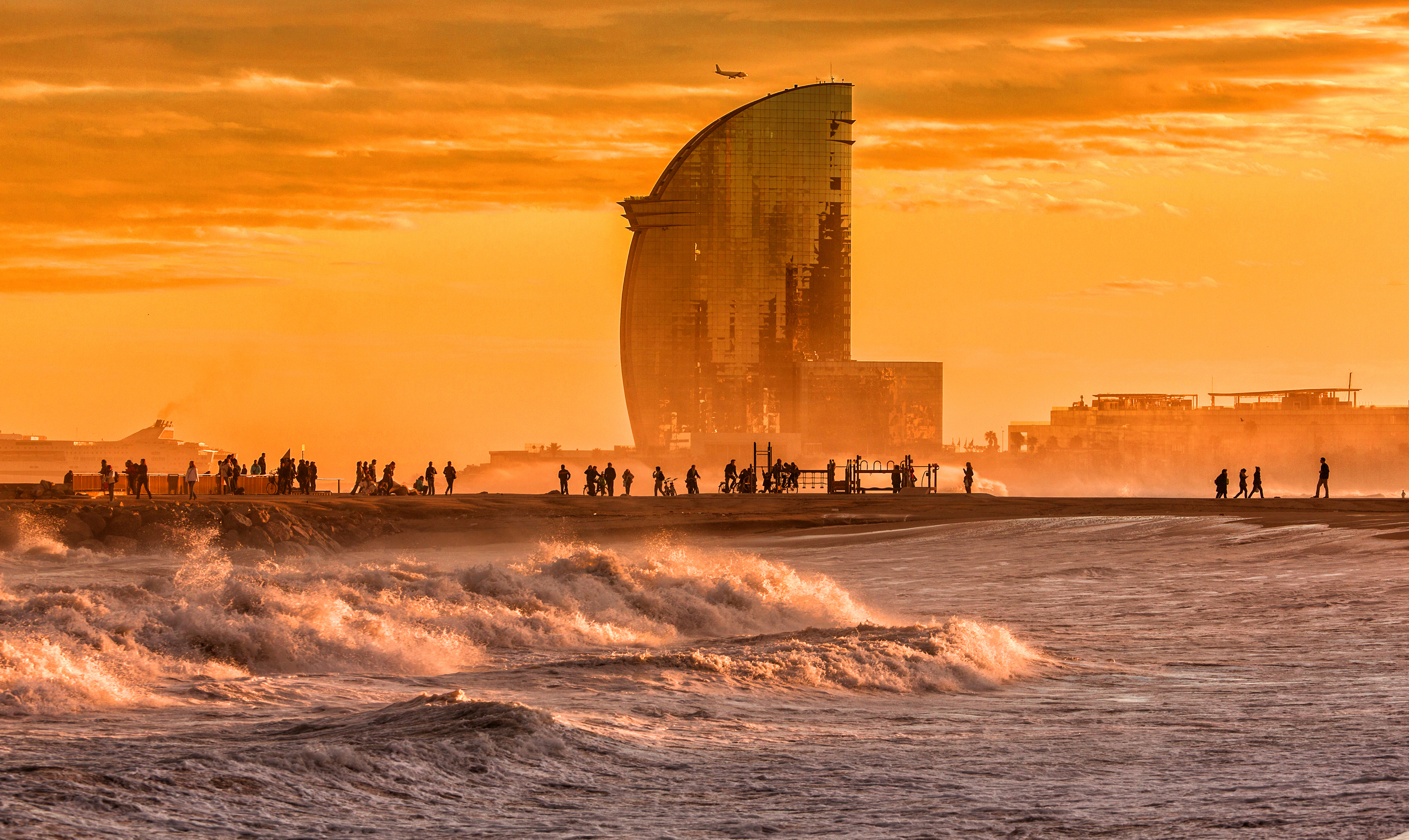 Barceloneta Beach in Barcelona