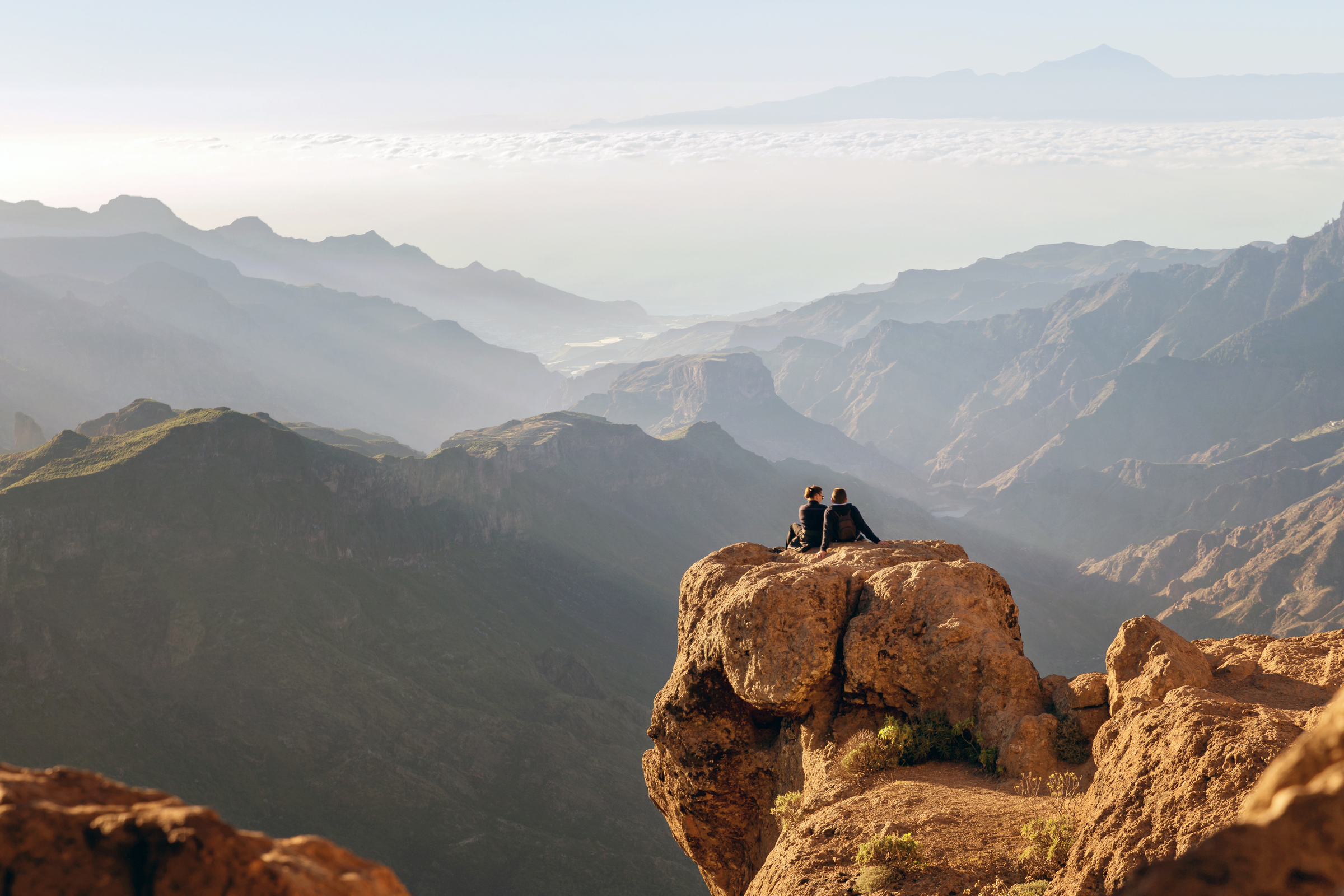 Enjoying the amazing view in Gran Canaria, Canary islands